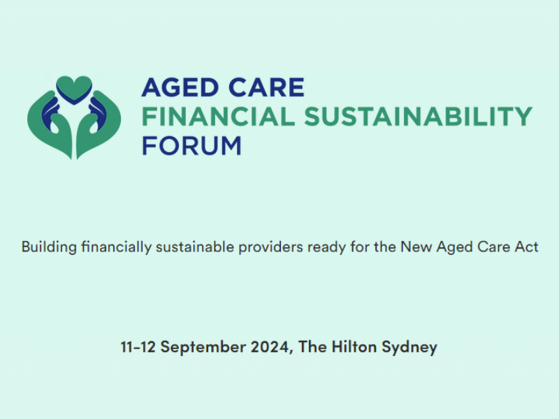 Aged Care Financial Sustainability Forum 2024